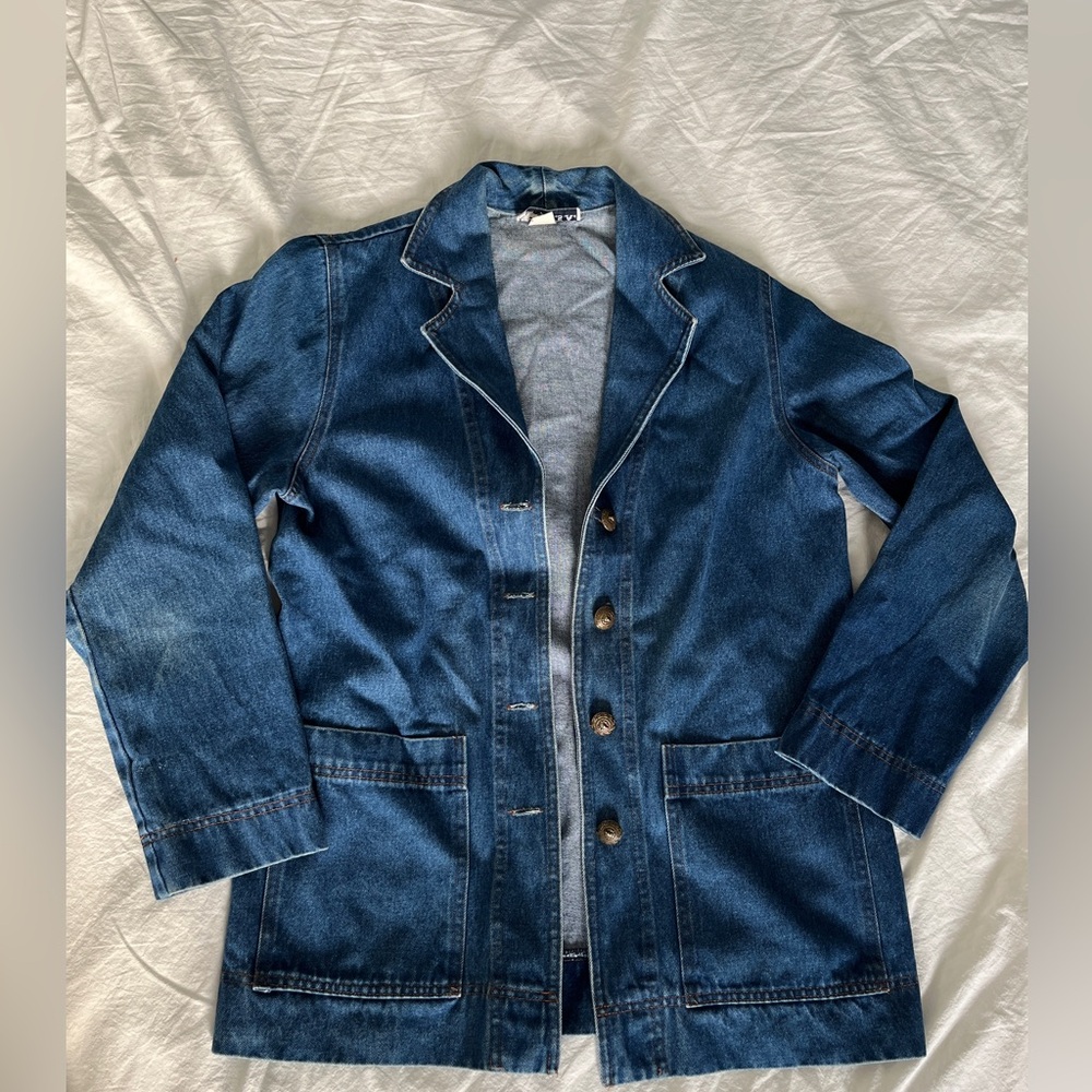 Rare vintage Denim Button-Up Jacket